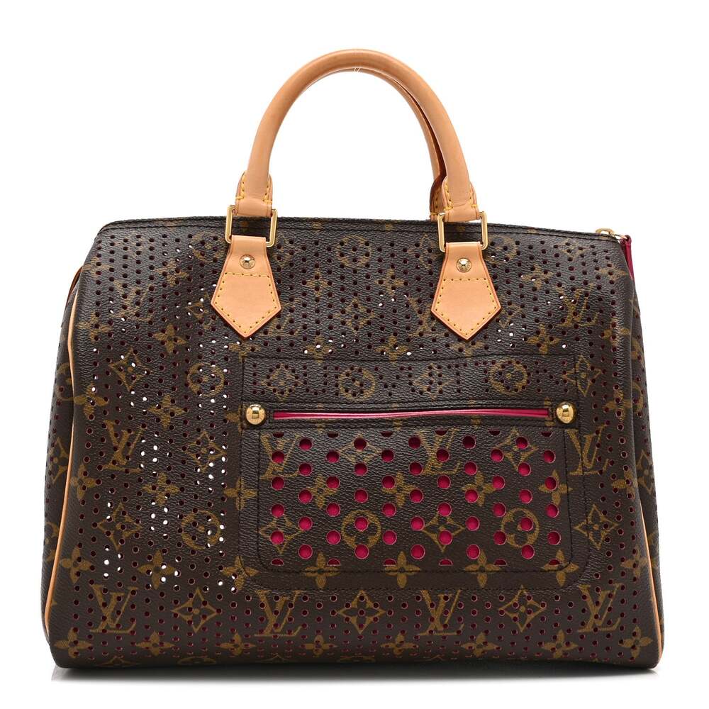 Louis Vuitton Perforated Speedy 30 #261525L19B
